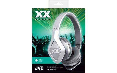 JVC HA-SR100X-SE headphones/headset Wired Head-band Calls/Music White – image 2