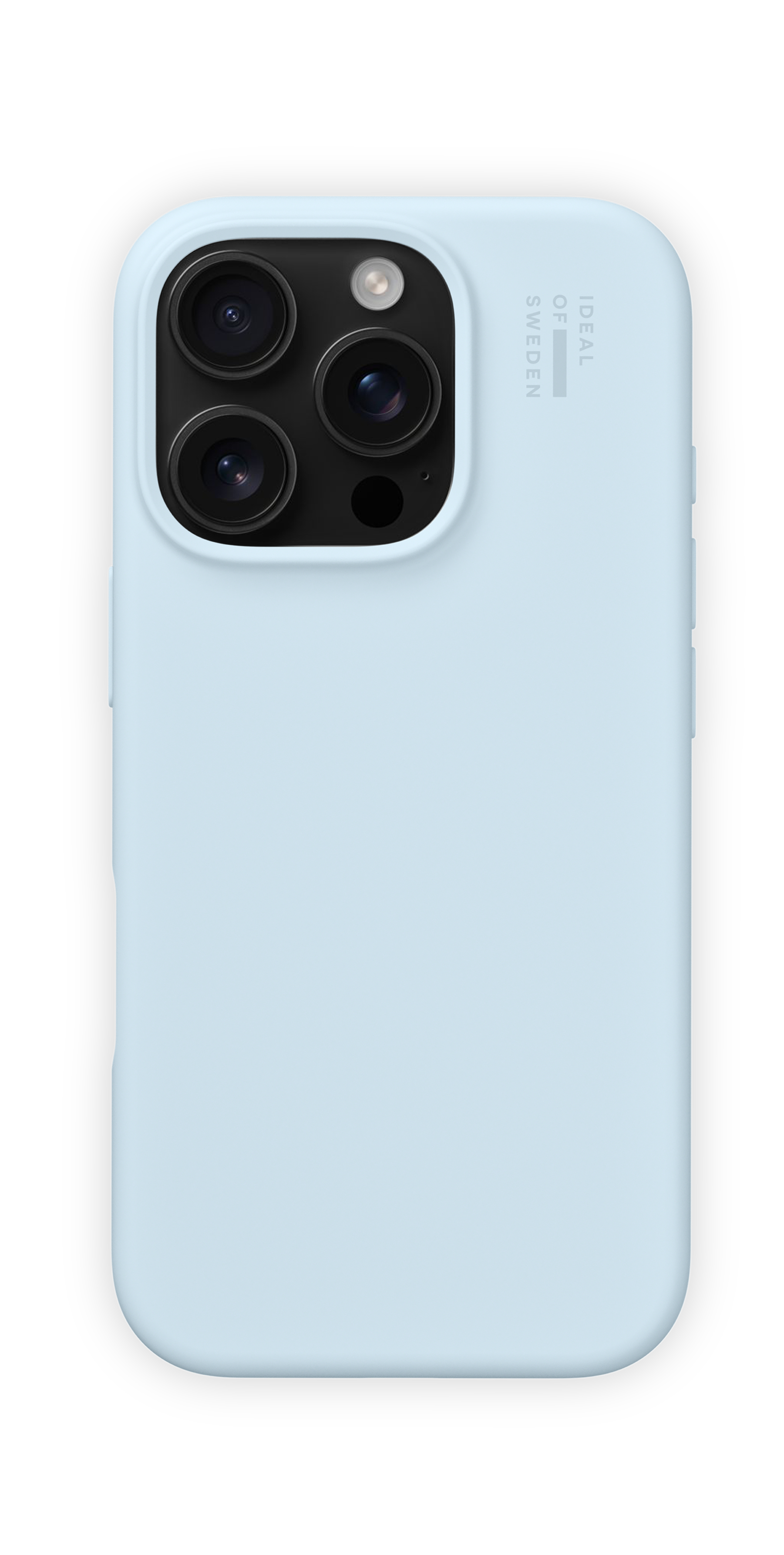 iDeal of Sweden Silicone Case iPhone 16 Pro Light Blue