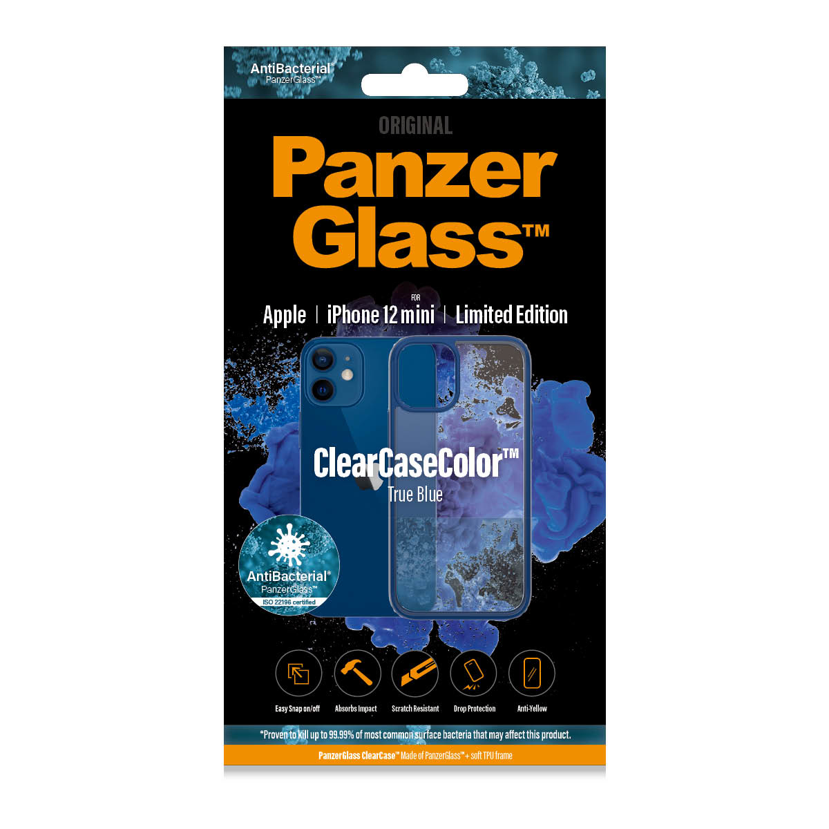 PanzerGlass ® ClearCaseColor™ iPhone 12 mini - True Blue Limited Edition – image 3