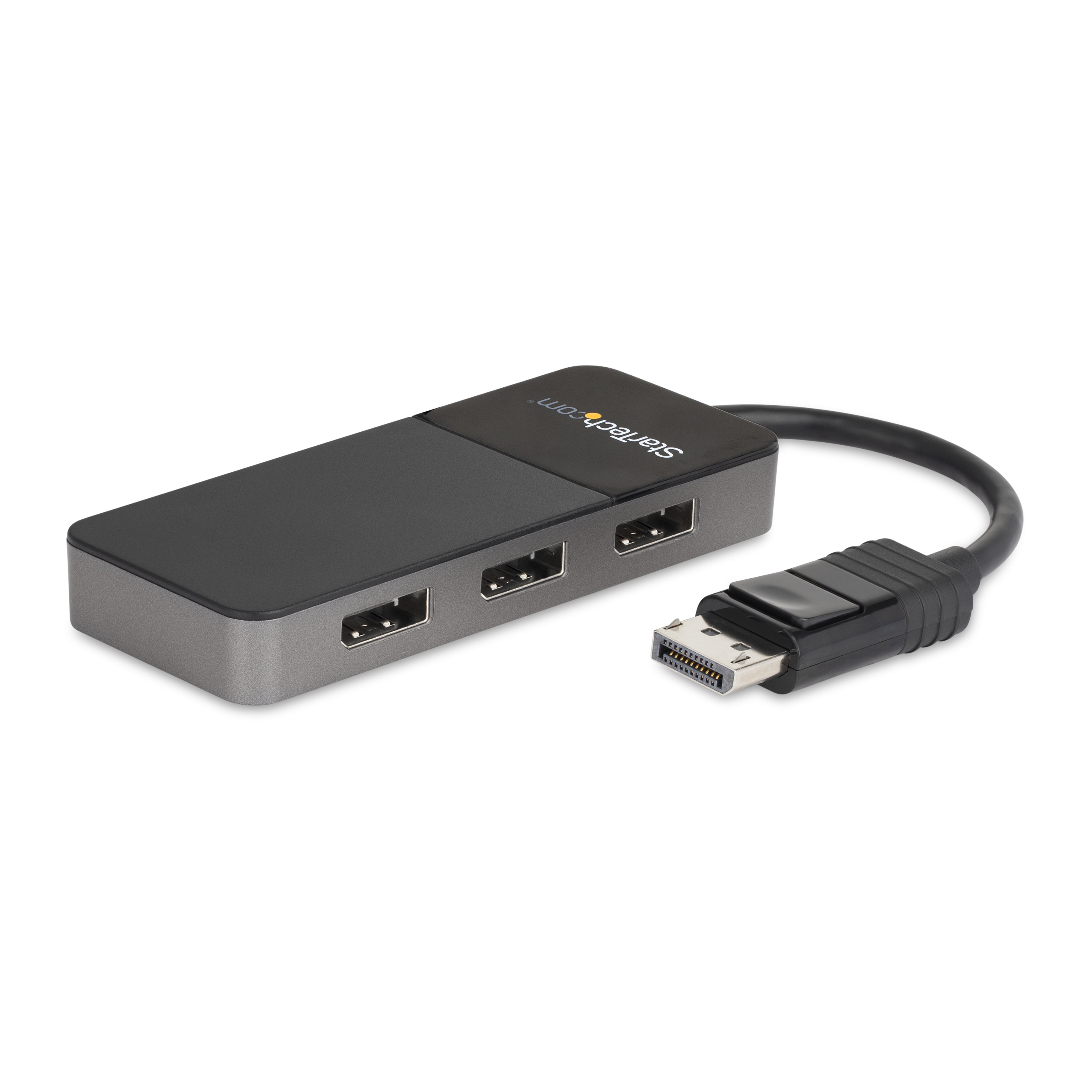 StarTech.com 3-Port Multi Monitor Adapter, DisplayPort 1.4 to 3x 4K DP Video Splitter, Triple or Dual 4K, Laptop/Desktop DisplayPort MST Hub for Multiple Monitors, Windows Display Adapter - Multi Stream Transport (MST14DP123DP) - Video/audio splitter - 4 x DisplayPort - desktop