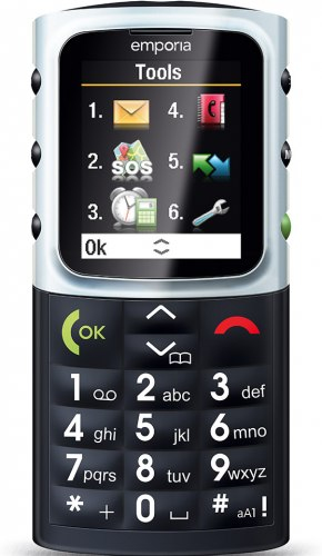 Emporia CAREplus 5.59 cm (2.2") 103 g Black, Silver – image 1