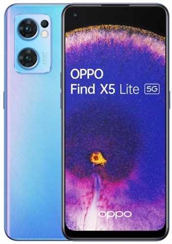 OPPO Find X5 Lite CPH2371 16,3 cm (6.43") Две SIM-карты Android 12 5G USB Type-C 8 GB 256 GB 4500 mAh Синий