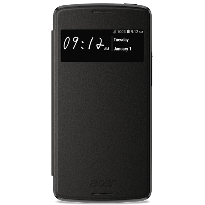 Acer Liquid E700 Flip Cover Black – image 2