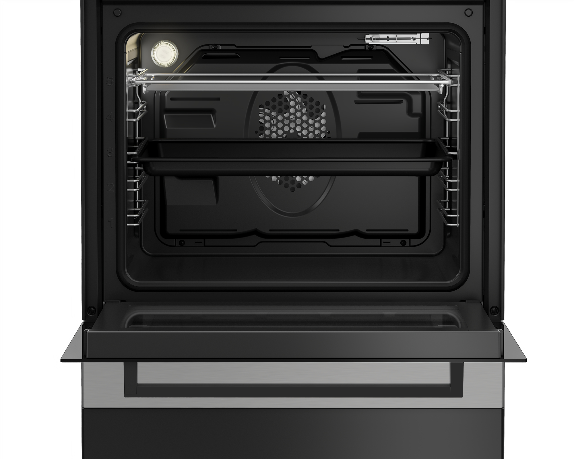 Beko FSG62110DSCS cooker Freestanding cooker Electric Gas Black, Silver – image 5