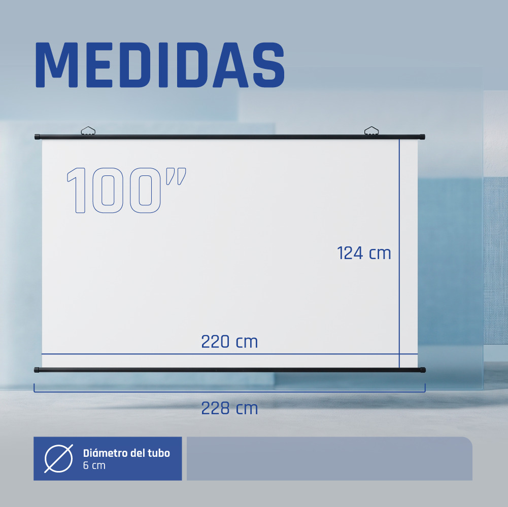 iggual IGG318096 projection screen 2.54 m (100") 16:9 – image 4