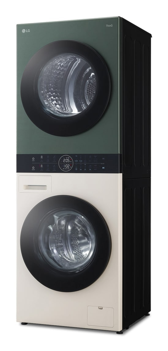 LG W4W8BVKK2HM washer dryer Freestanding Front-load Green, Beige – image 3