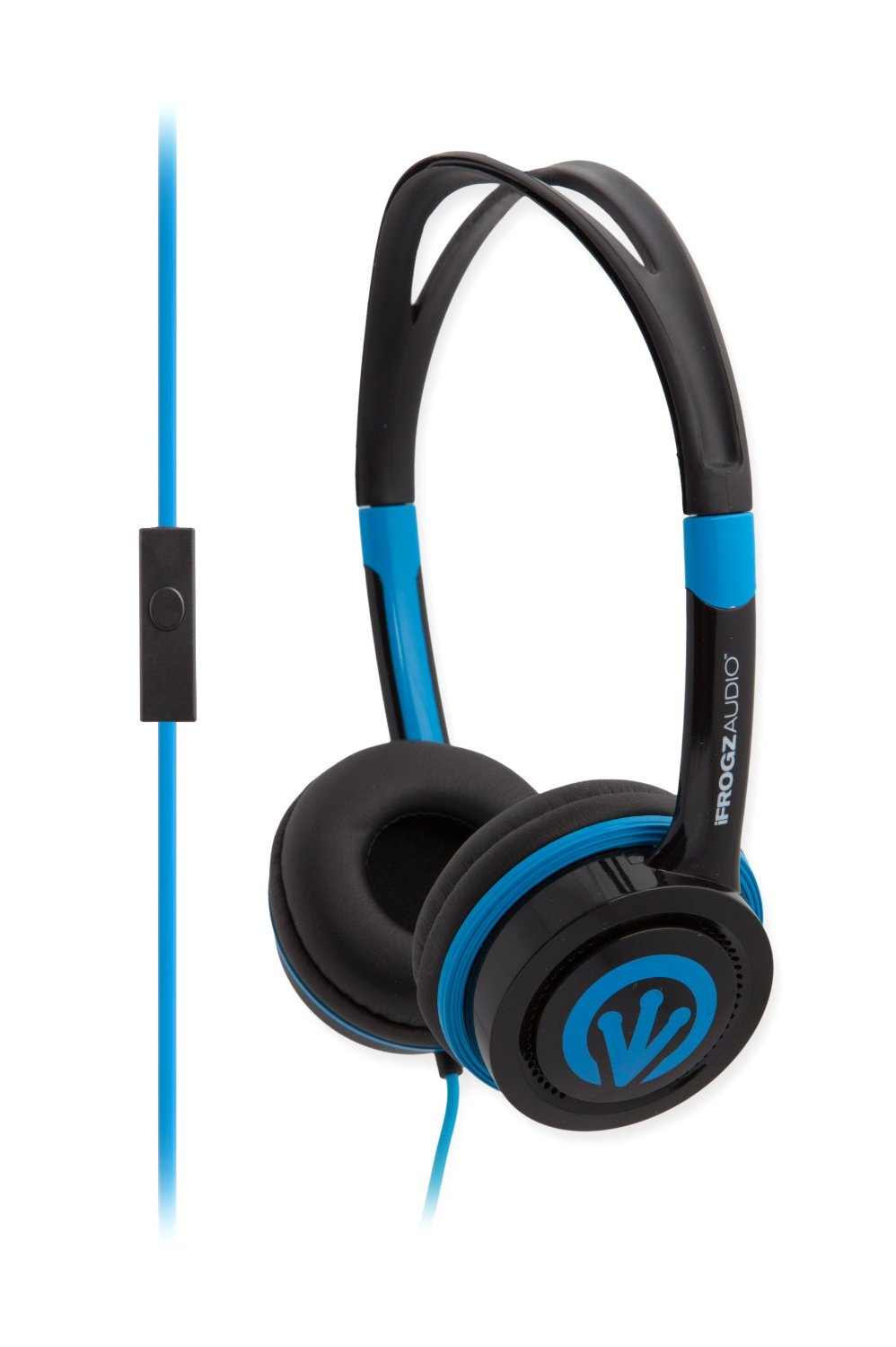 IFROGZ IFA-ARUH-BLU headphones/headset Wired Head-band Stage/Studio Black, Blue