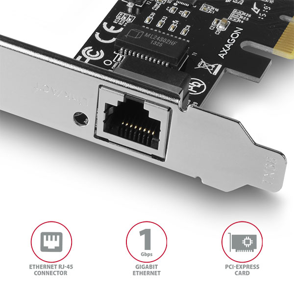 Axagon PCEE-GRH network card Internal Ethernet 1000 Mbit/s – image 2