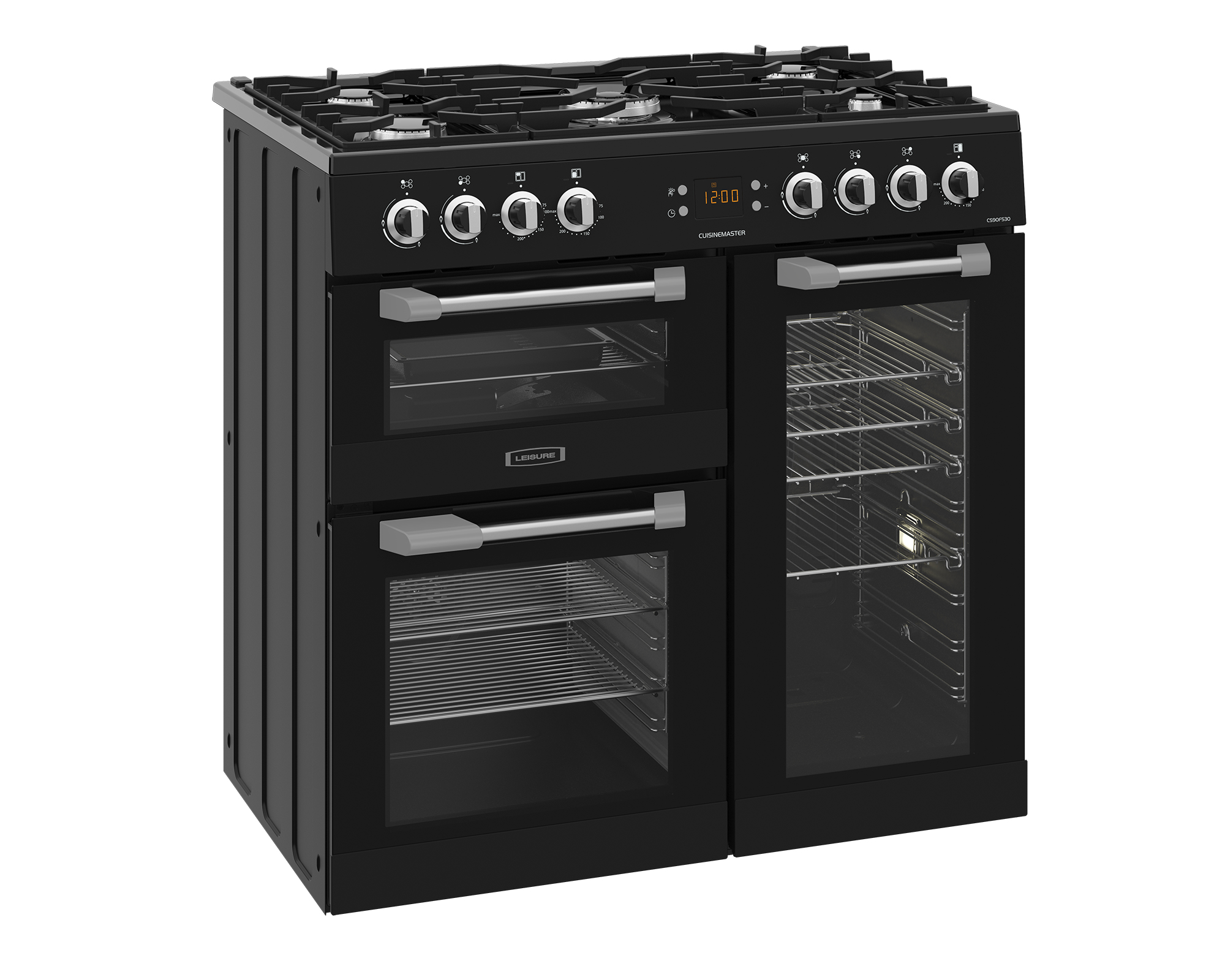 Leisure CS90F530K 90cm Dual Fuel Range Cooker with Three Ovens – image 2