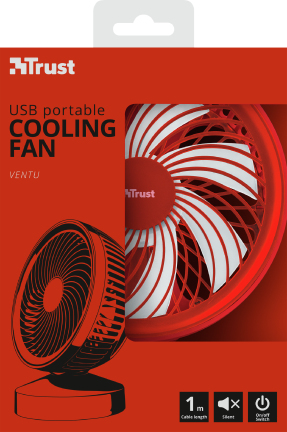 Trust 22585 household fan Red – image 6