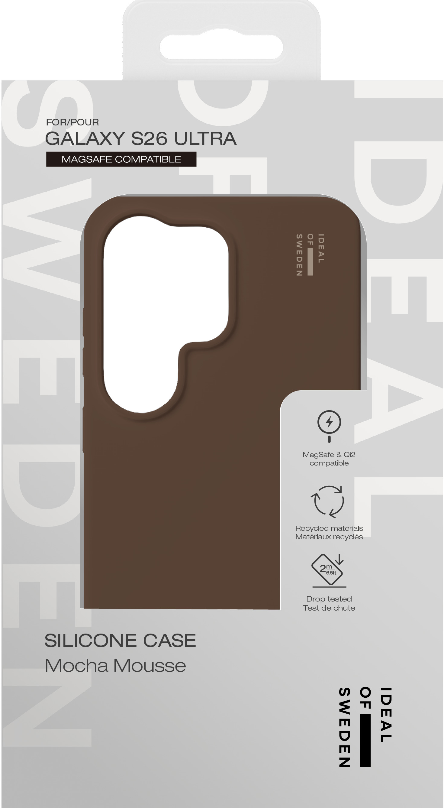 iDeal of Sweden Silicone Case MagSafe Galaxy S26 Ultra Mocha Mousse – image 5