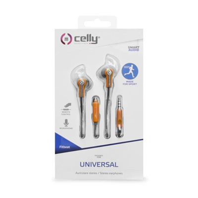 Celly FITBEATOR headphones/headset Wired In-ear Calls/Music Orange – image 3