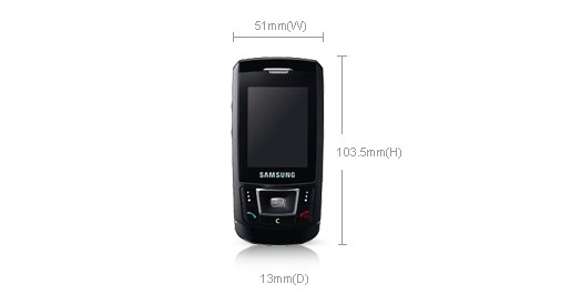 Samsung SGH-D900 mobile phone – image 2