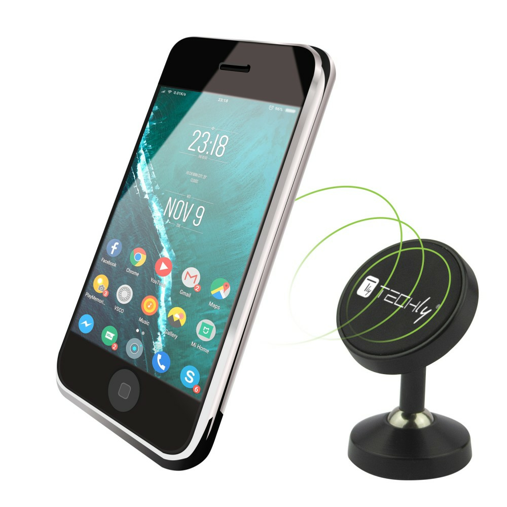 Techly I-SMART-UNI7 supporto per personal communication Supporto passivo Telefono cellulare/smartphone Nero