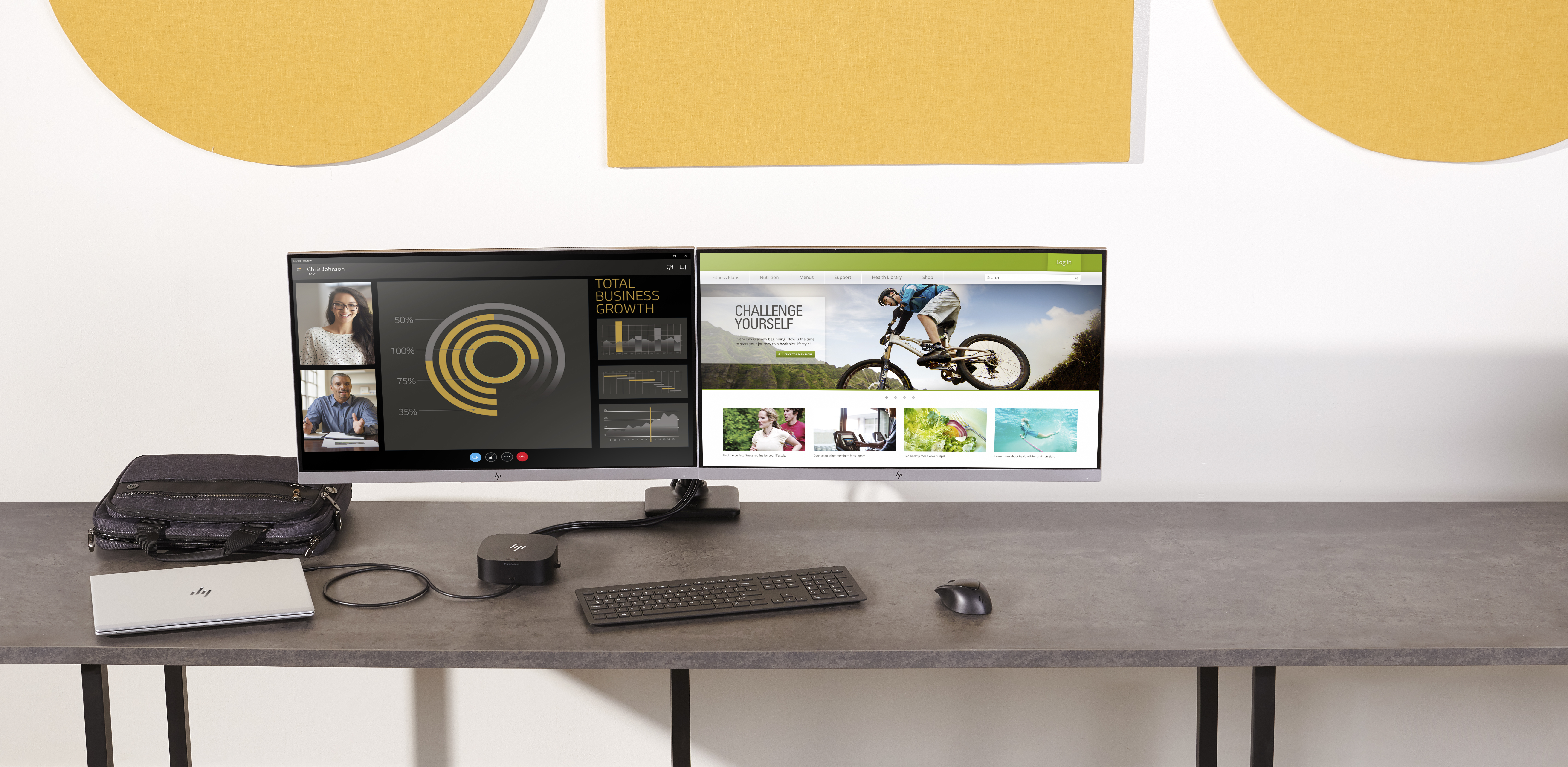 HP USB-C/A Universal Dock G2. Connectivity technology: Wired, Host interface: USB 3.2 Gen 1 (3.1 Gen 1) Type-C. Product co