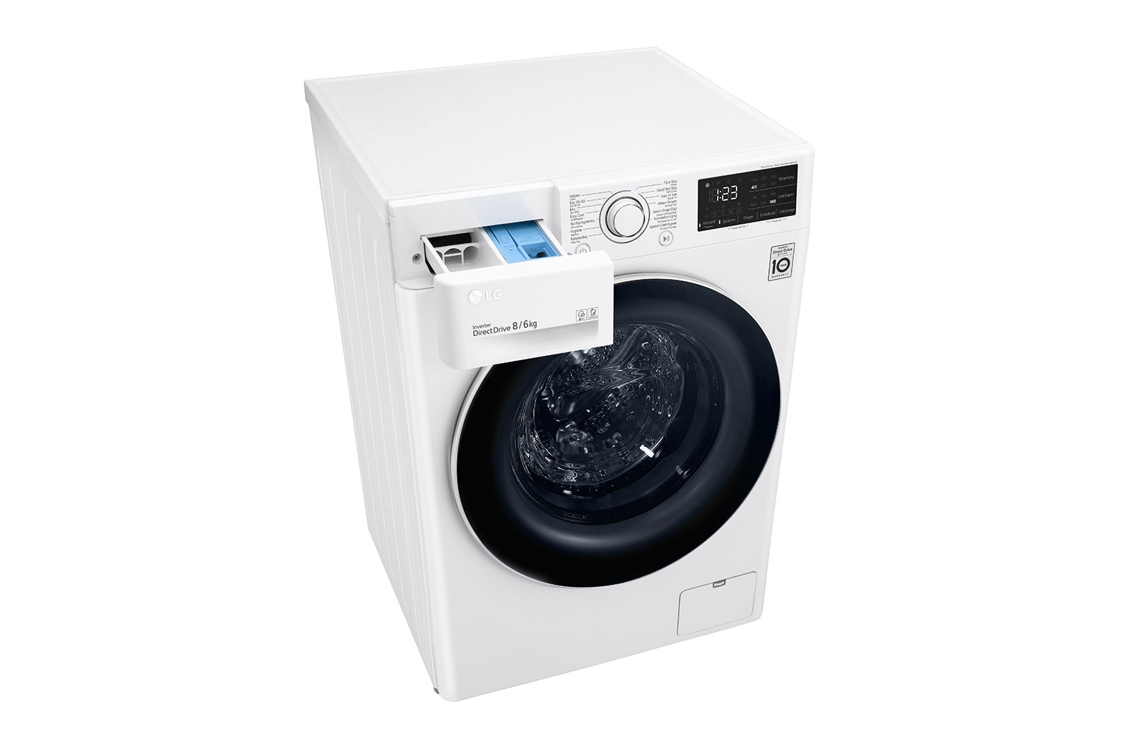 LG GD3V308N0 washer dryer Freestanding Front-load White – image 9