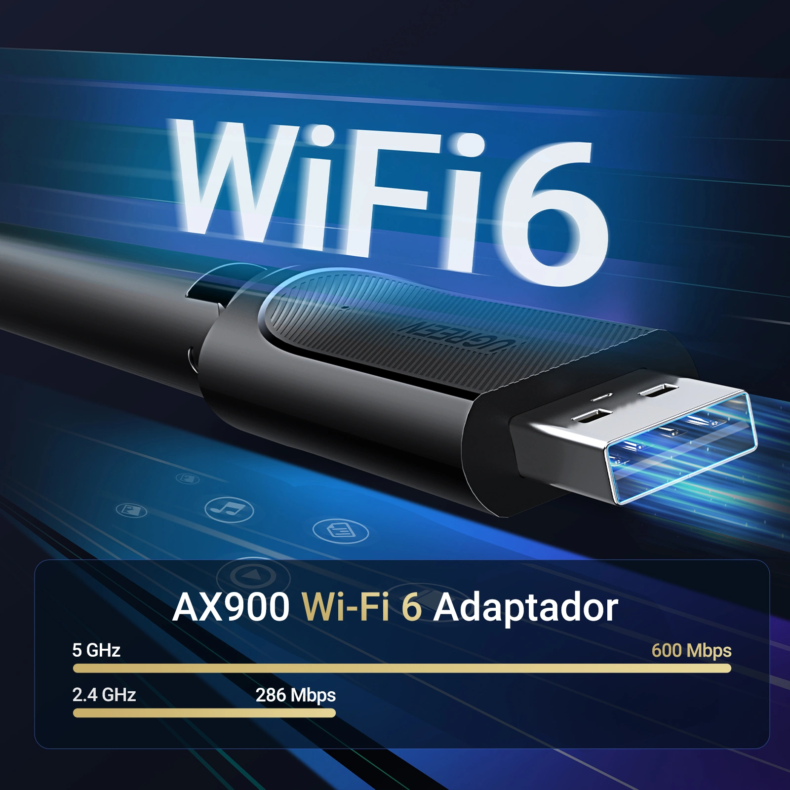 Ugreen 35265 WLAN 900 Mbit/s – image 2