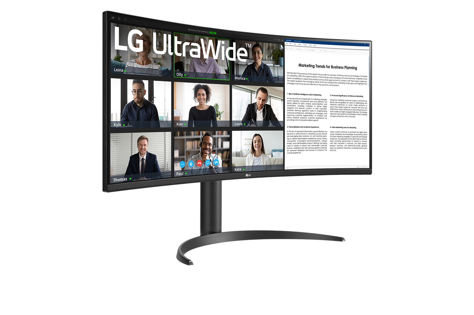 LG 34BR55QC-B computer monitor – image 4