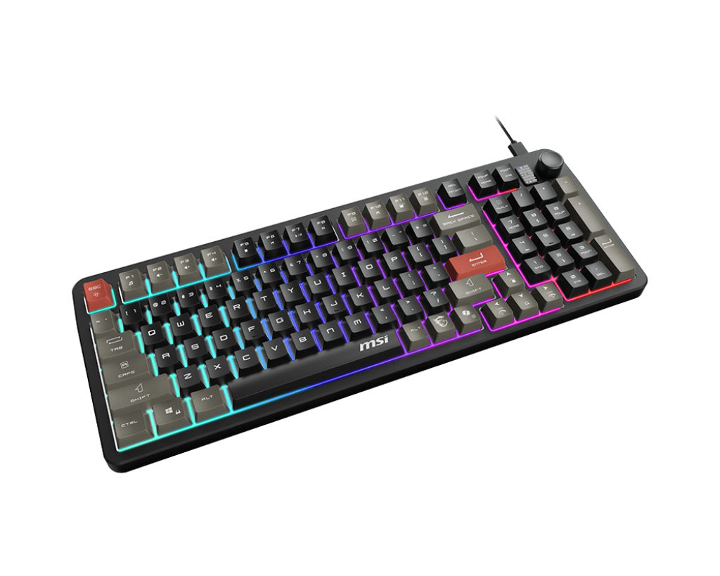 Teclado MSI FORGE GK110 US Negro