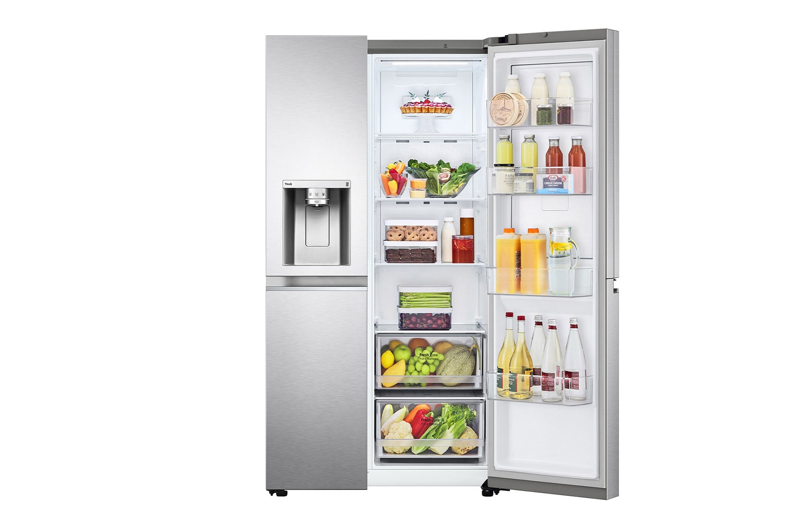 LG VS27JS side-by-side refrigerator Freestanding – image 9