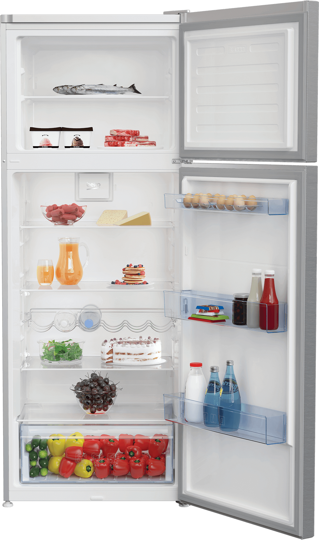 Beko RDSE465K30PT fridge-freezer Freestanding – image 3