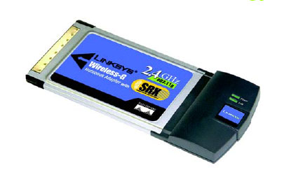Linksys Wireless-G Notebook Adapter with SRX