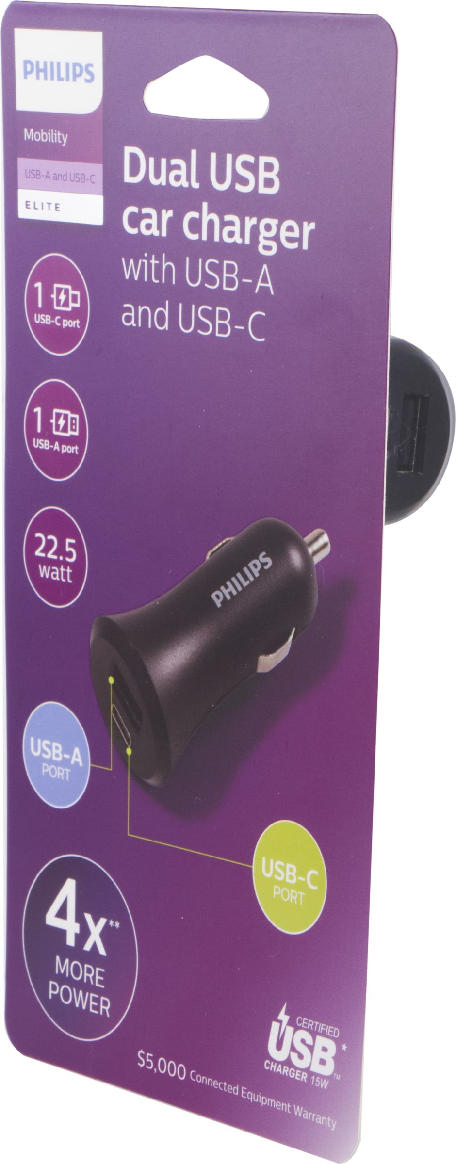 Philips DLP2557/37 mobile device charger Universal Black Cigar lighter Auto – image 2
