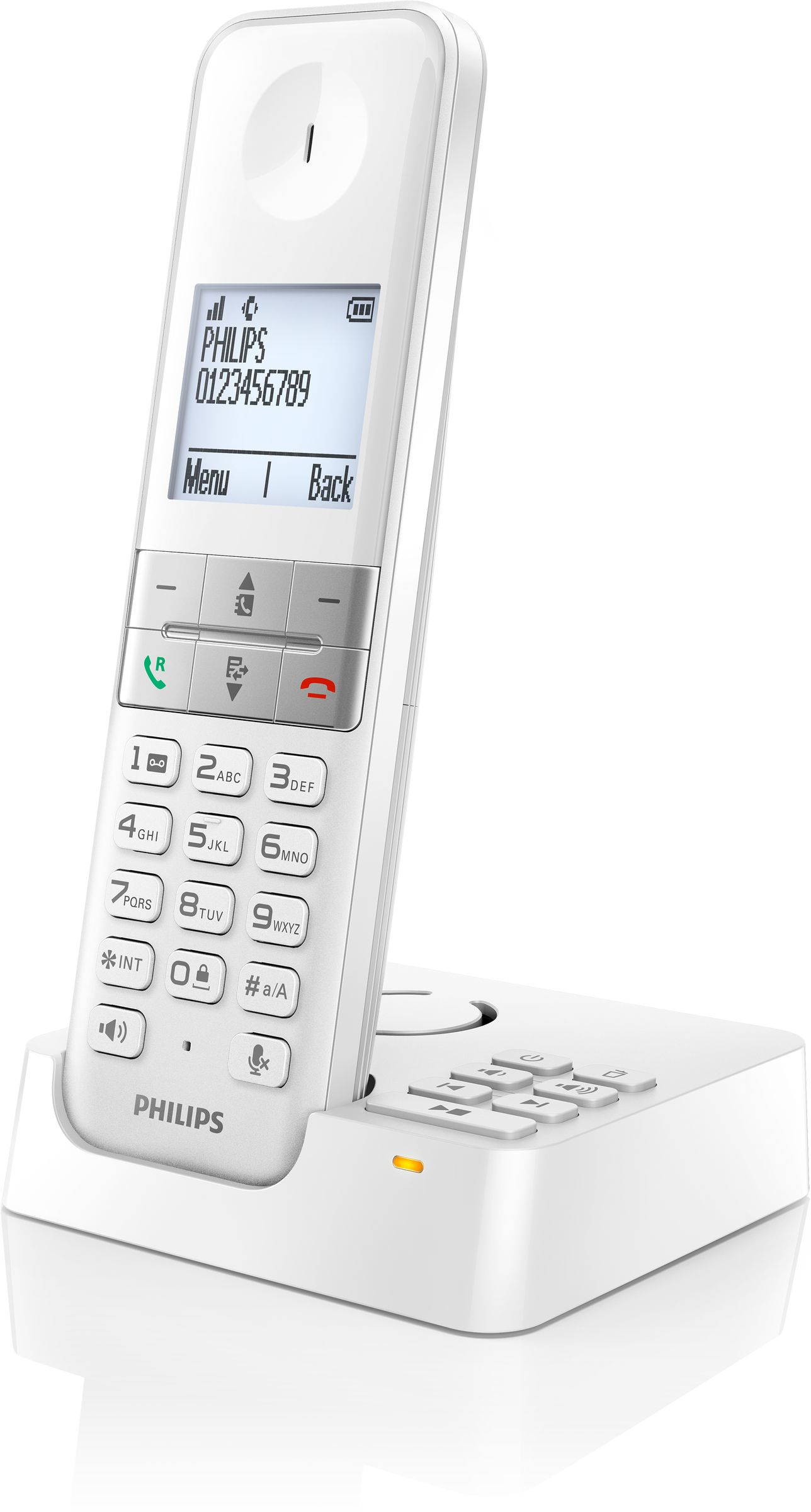 Philips D4551W/38 telephone DECT telephone Caller ID White