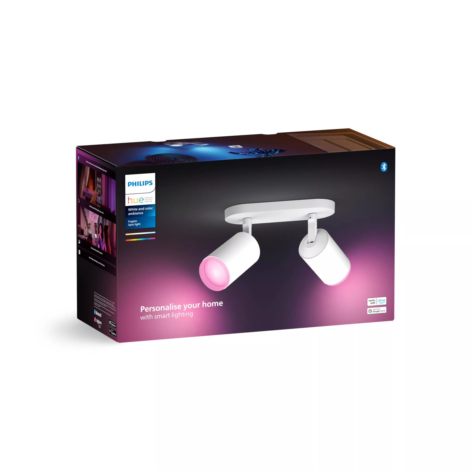 Philips by Signify Philips Hue White and colour ambience Fugato double spotlight – image 3