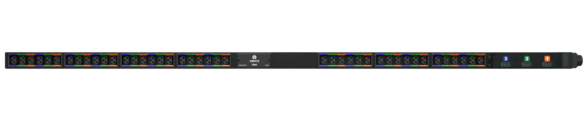Vertiv UI10025 power distribution unit (PDU) 42 AC outlet(s) 0U Black