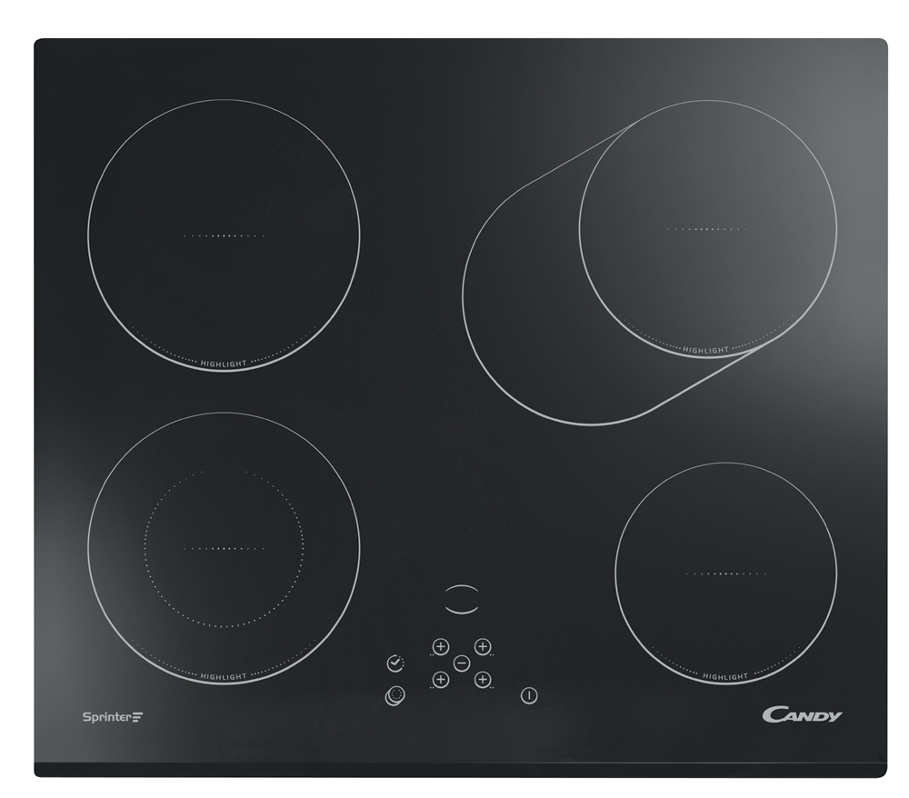 Candy CH647B Black Built-in
