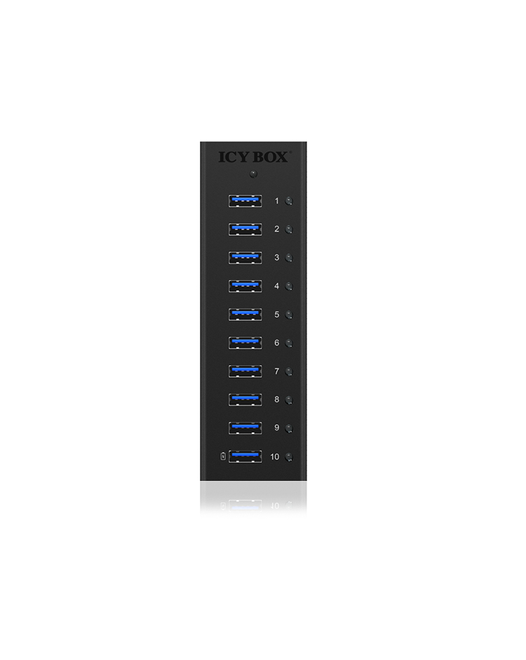 ICY BOX IB-AC6110 USB 3.2 Gen 1 (3.1 Gen 1) Type-B 5000 Mbit/s Black – image 5