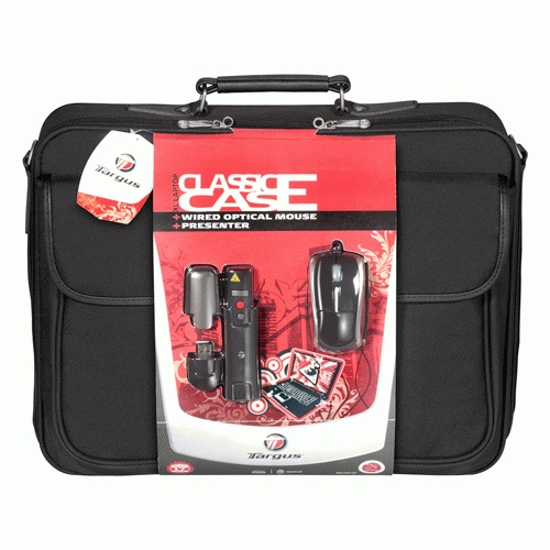 Targus XL Laptop Case, Wired Optical Mouse & Presenter – image 2