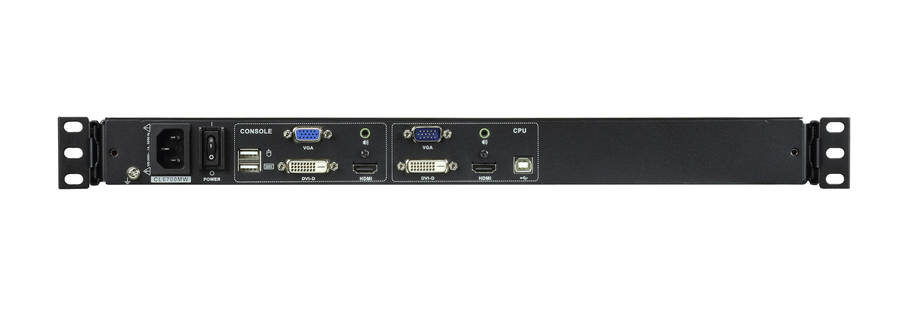 ATEN CL6700MW-ATA-2XK06A1G KVM switch Rack mounting Black – image 2