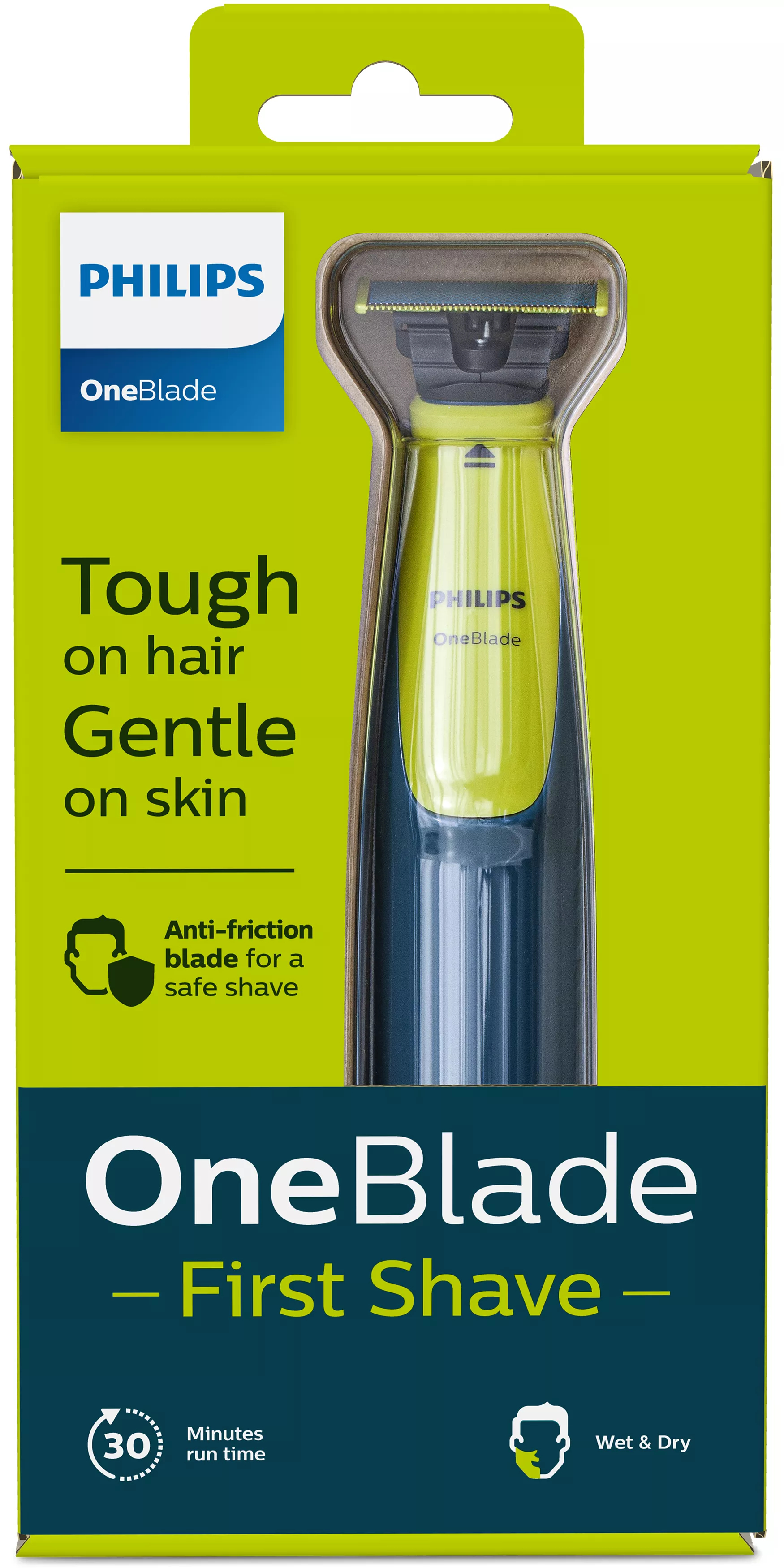 Philips QP2515/16R1 men's shaver Foil shaver Blue, Green – image 2
