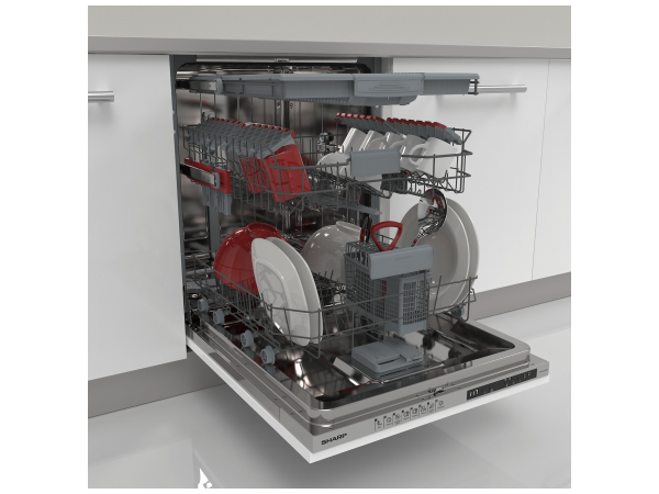Sharp QW-NI22I45EX-FR dishwasher Fully built-in 15 place settings – image 6