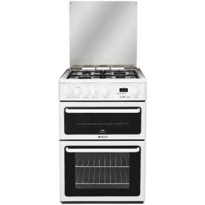 Hotpoint C367GWH cooker Freestanding cooker Gas White