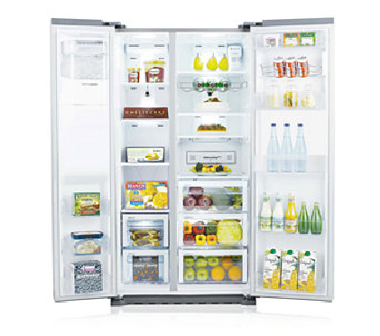 Samsung RS61681GDSR side-by-side refrigerator Freestanding – image 5