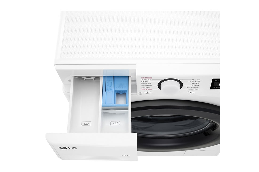 LG F4DR509SBW washer dryer Freestanding Front-load Black, White – image 6