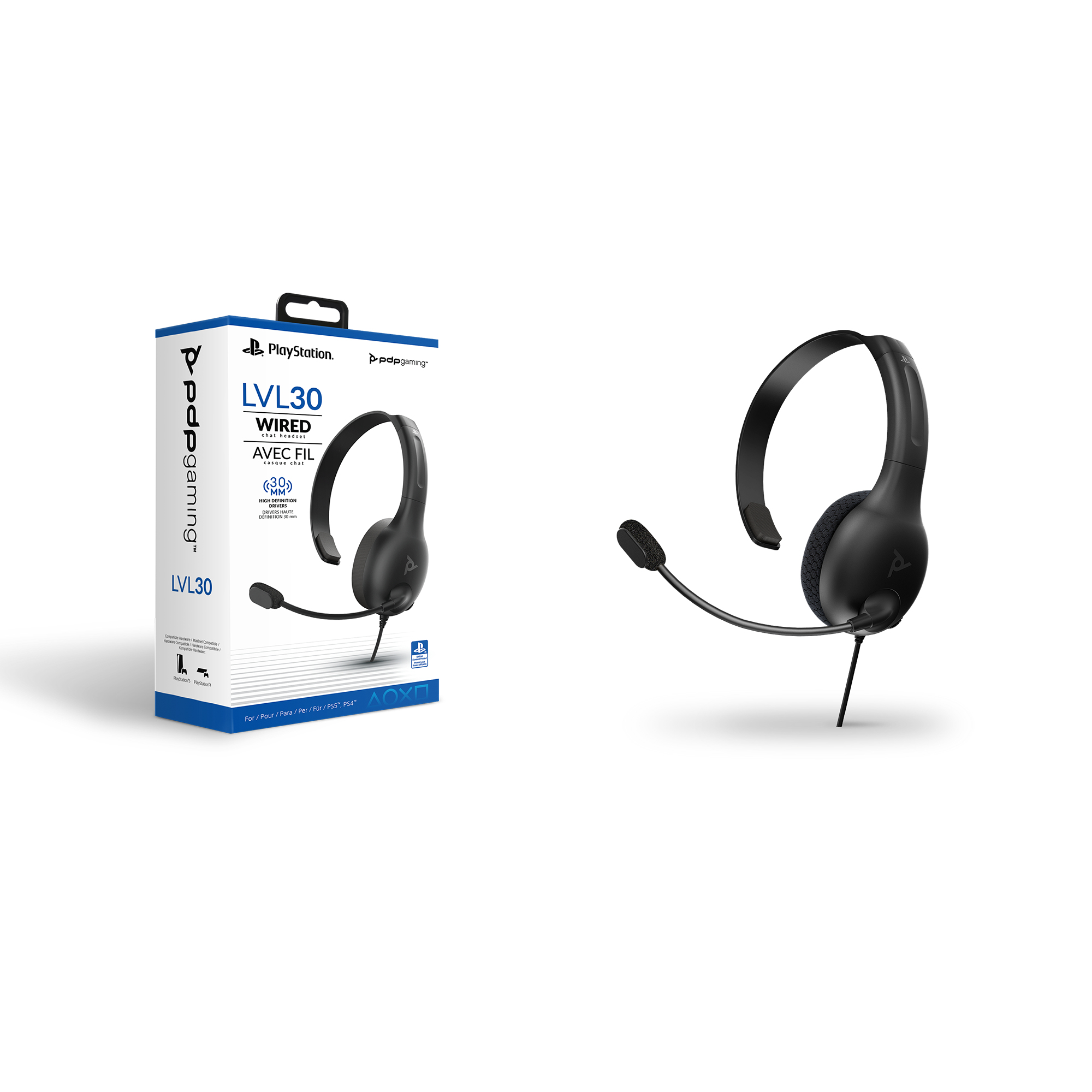 PDP LVL30 Headset Wired Head-band Gaming Black, Grey – image 7