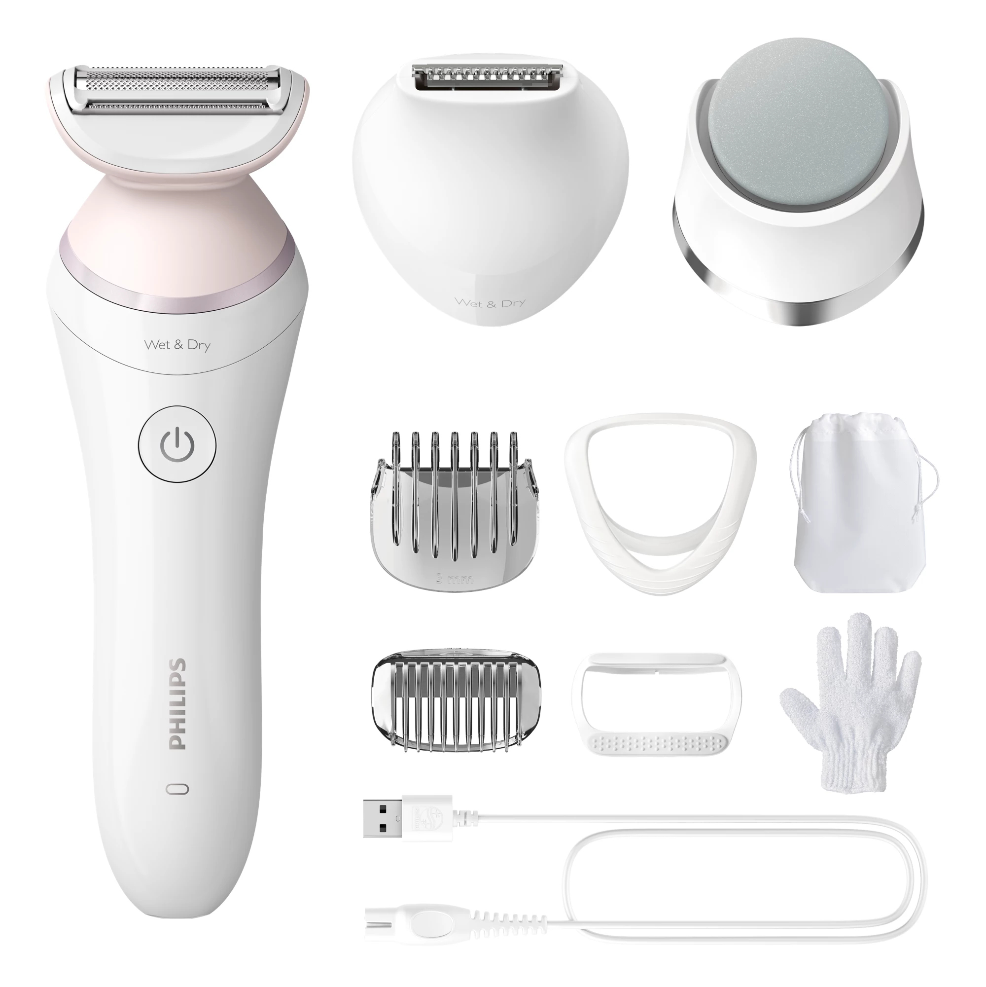 Philips Lady Shaver Series 8000 BRL176/00 Cordless shaver with 8 accessories - wet and dry use – image 1