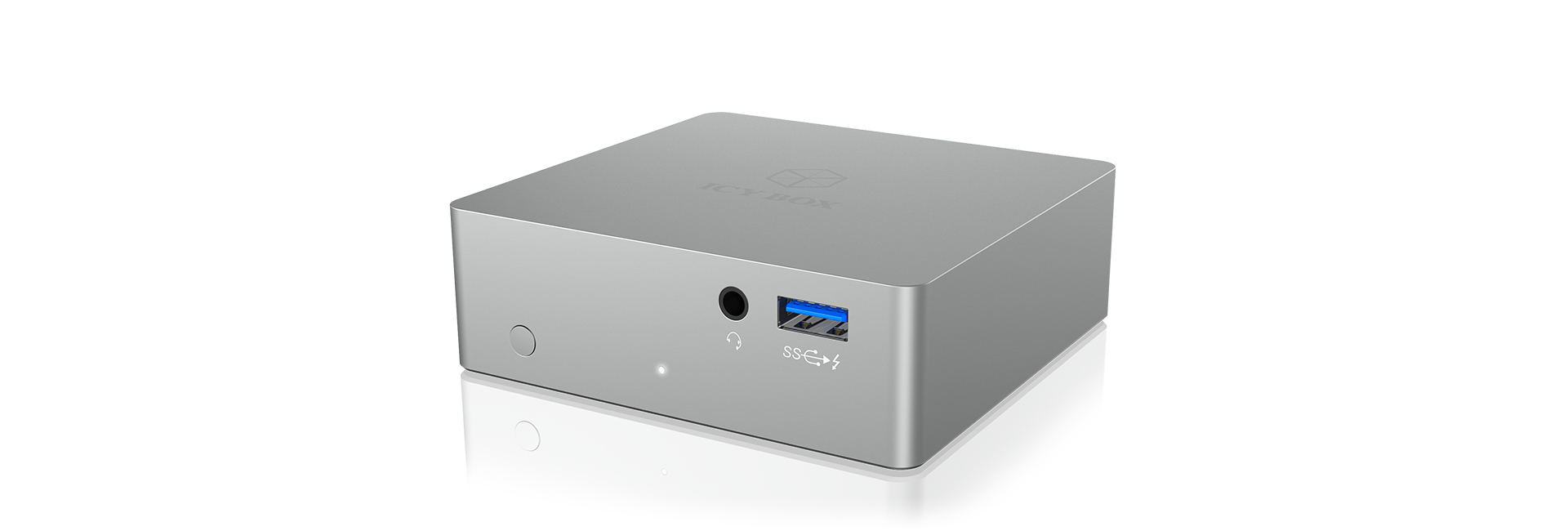 ICY BOX IB-DK2301-C Wired USB 3.2 Gen 1 (3.1 Gen 1) Type-C Silver – image 3