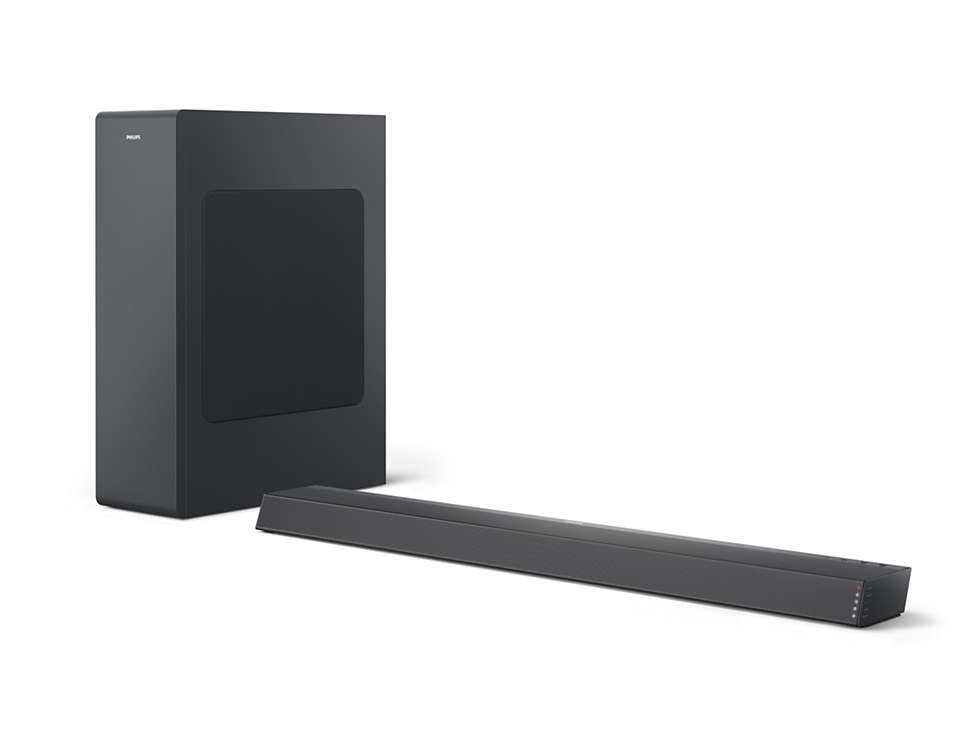 Philips TAB6305 Slim Sound Bar 2.1 CH Wireless Subwoofer – image 2