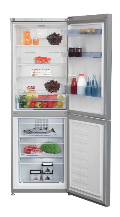 Beko RCNA340K20XP fridge-freezer Freestanding Silver – image 3