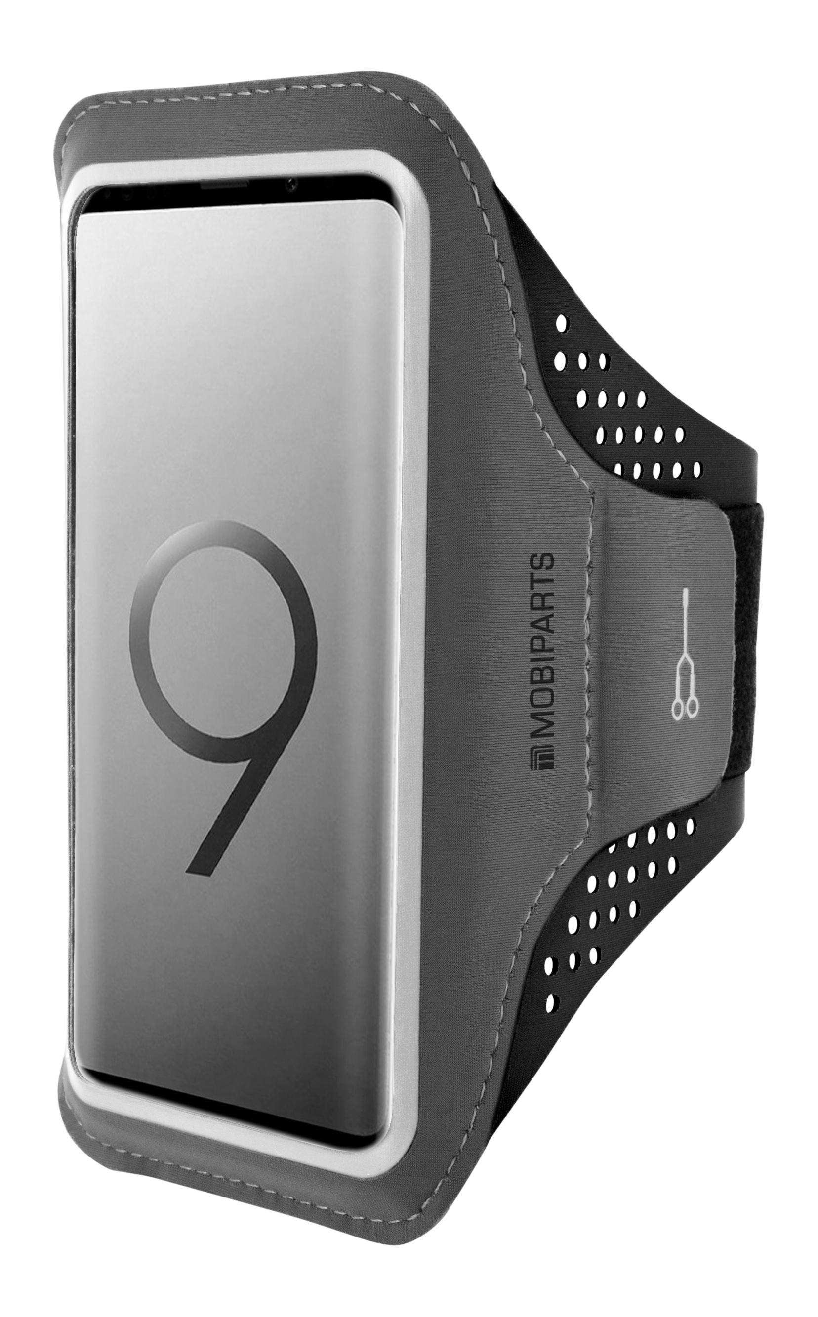 Mobiparts Comfort Fit Sport Armband Samsung Galaxy S9 Black – image 1
