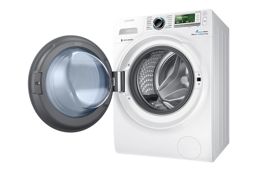 Samsung WD12J8400GW washer dryer Freestanding Front-load White – image 3