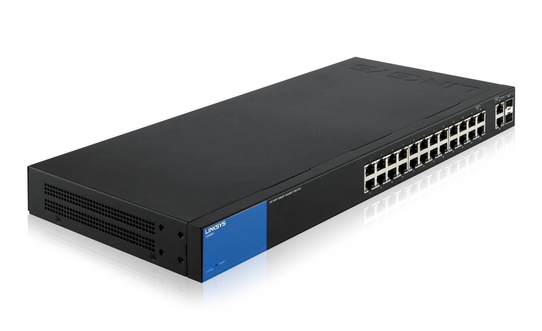 Linksys 26-Port Smart Switch (LGS326) – image 2