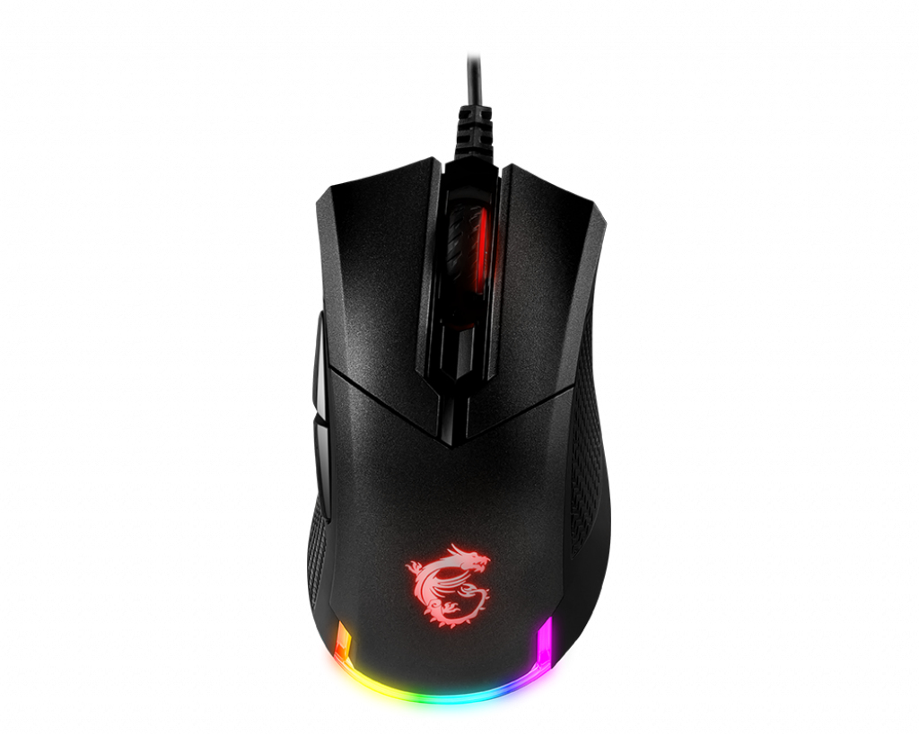 MSI CLUTCH GM50 RGB Optical FPS Gaming Mouse '7200 DPI Optical Sensor, 6 Programmable button, 3-Zone RGB, Ergonomic design, OMRON Switch with 20+ Million Clicks – image 4