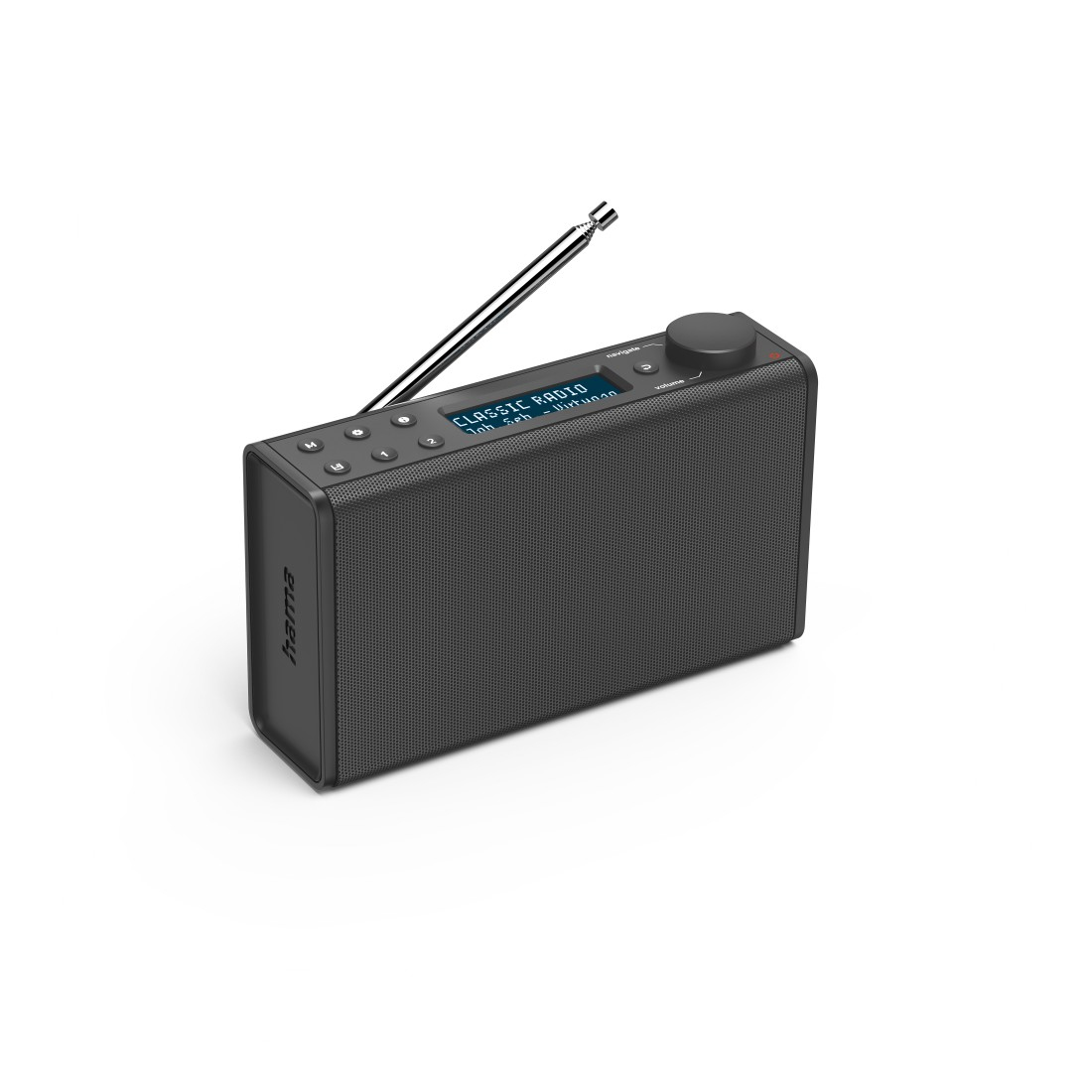 Hama DR7USB Portable Digital Black