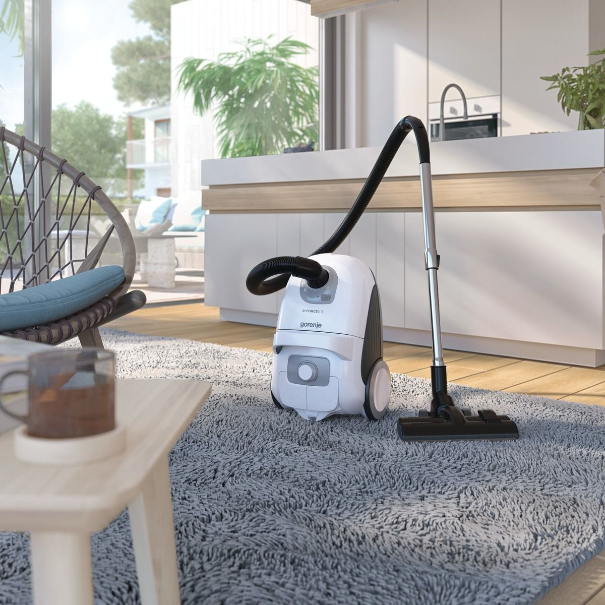 Gorenje VCEA21GLW 3 L Cylinder vacuum Dry 700 W Dust bag – image 5